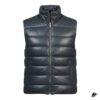 Men Blue puffer vest
