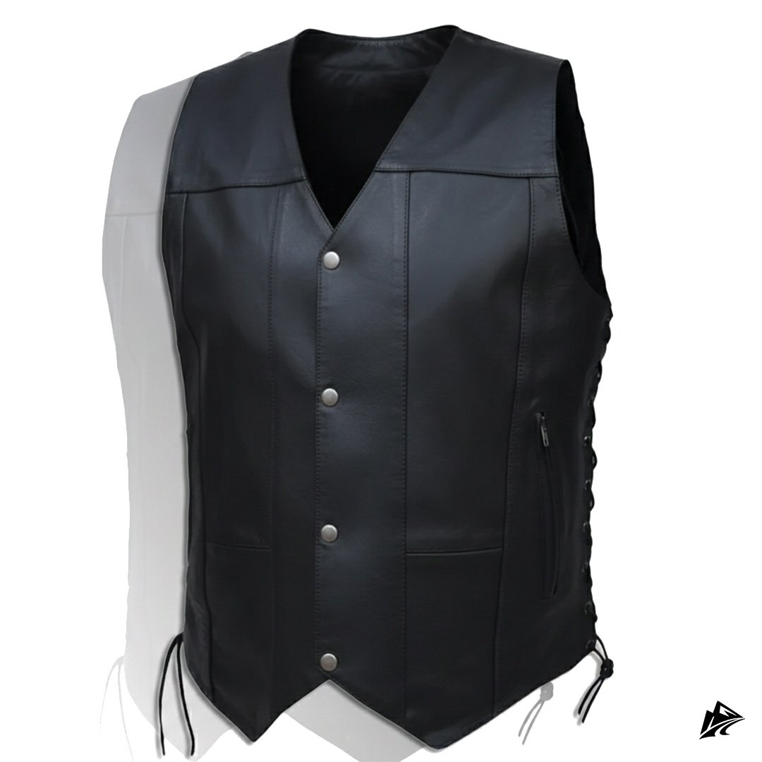 biker vest men v-neck biker vest men v-neck