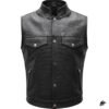 crocodile embossed men leather vest