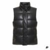 leather vest for women puffer quilted