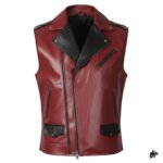 Love and Thunder Inspired Red Leather Vest