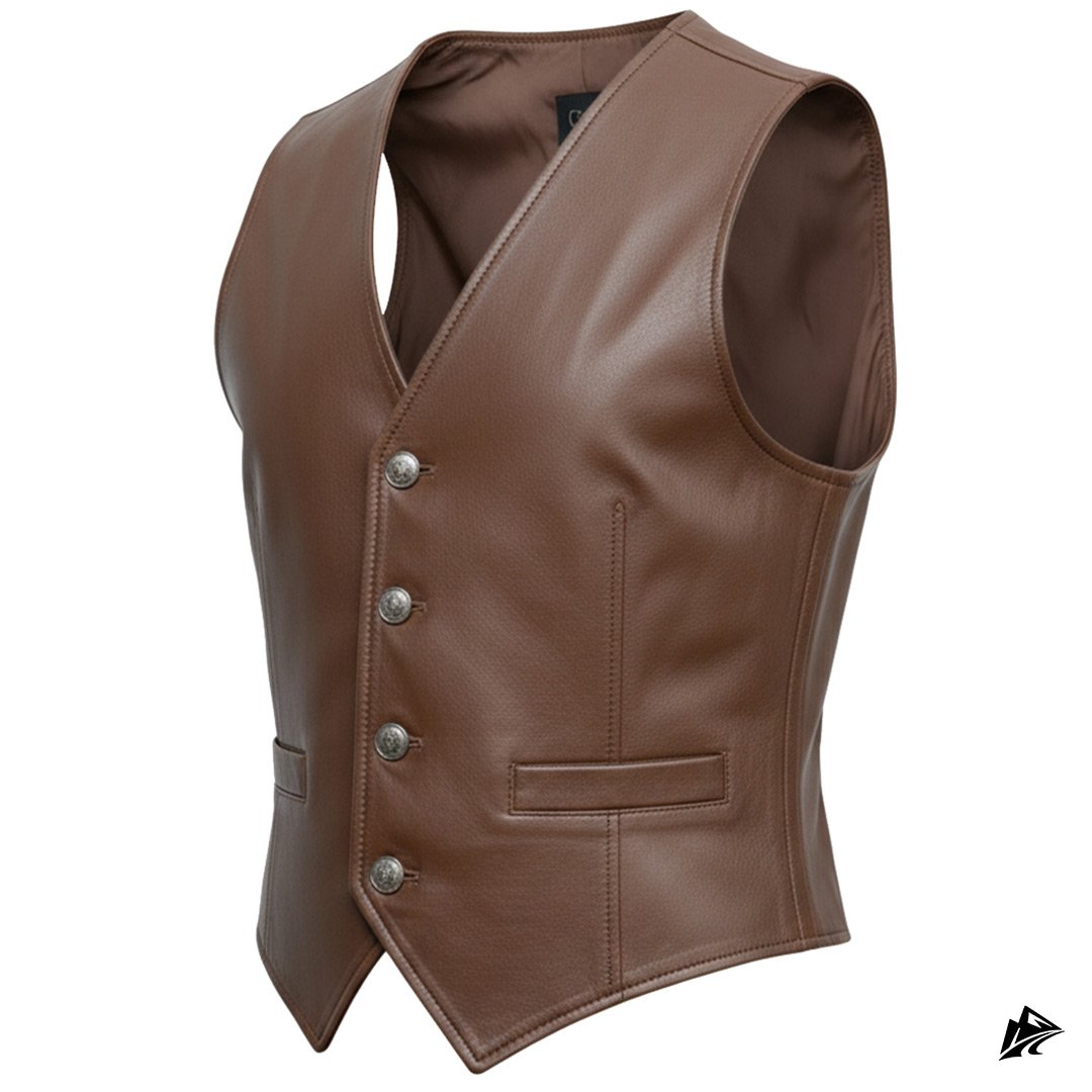 western brown leather vest for women western brown leather vest for women