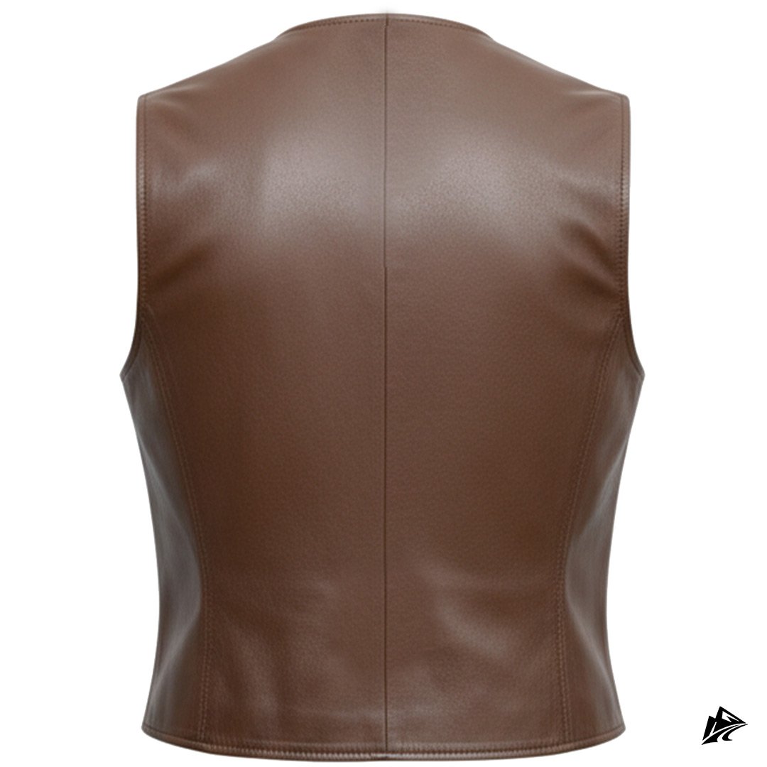 women brown western leather vest women brown western leather vest