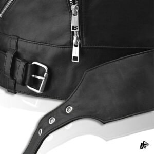 black cropped vest for men