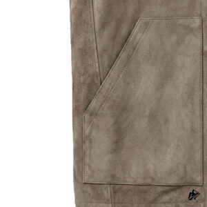 brown suede leather vest