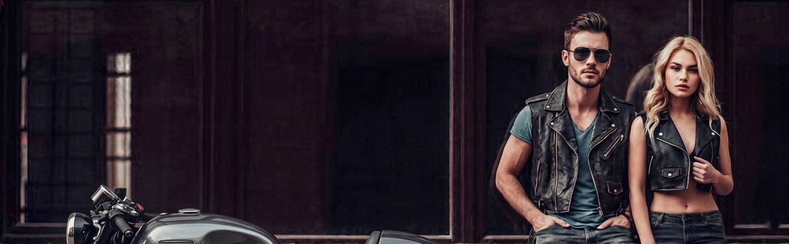 cropped leather vest banner