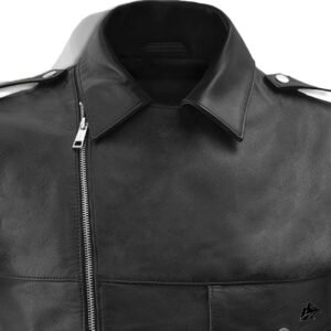 men black cropped vest