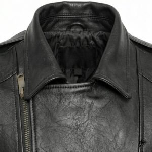 mens cropped black vest