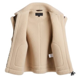 shearling leather vest