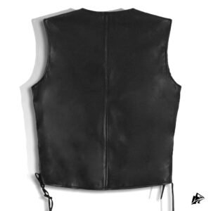 western club leather vest