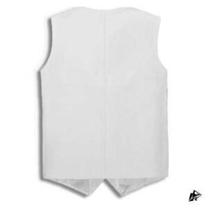 white leather vest club style