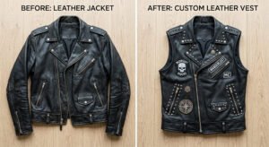 How to Turn a Leather Jacket into a Vest