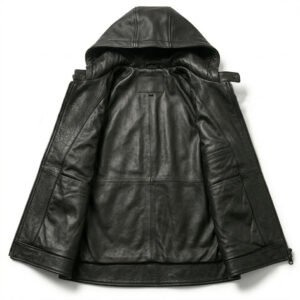 black vest with hood